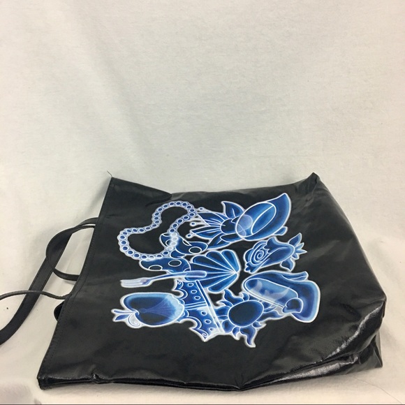 Disney Parks Princess Black Tote Bag Snow White Ariel Belle Cinderella & More - Picture 14 of 16